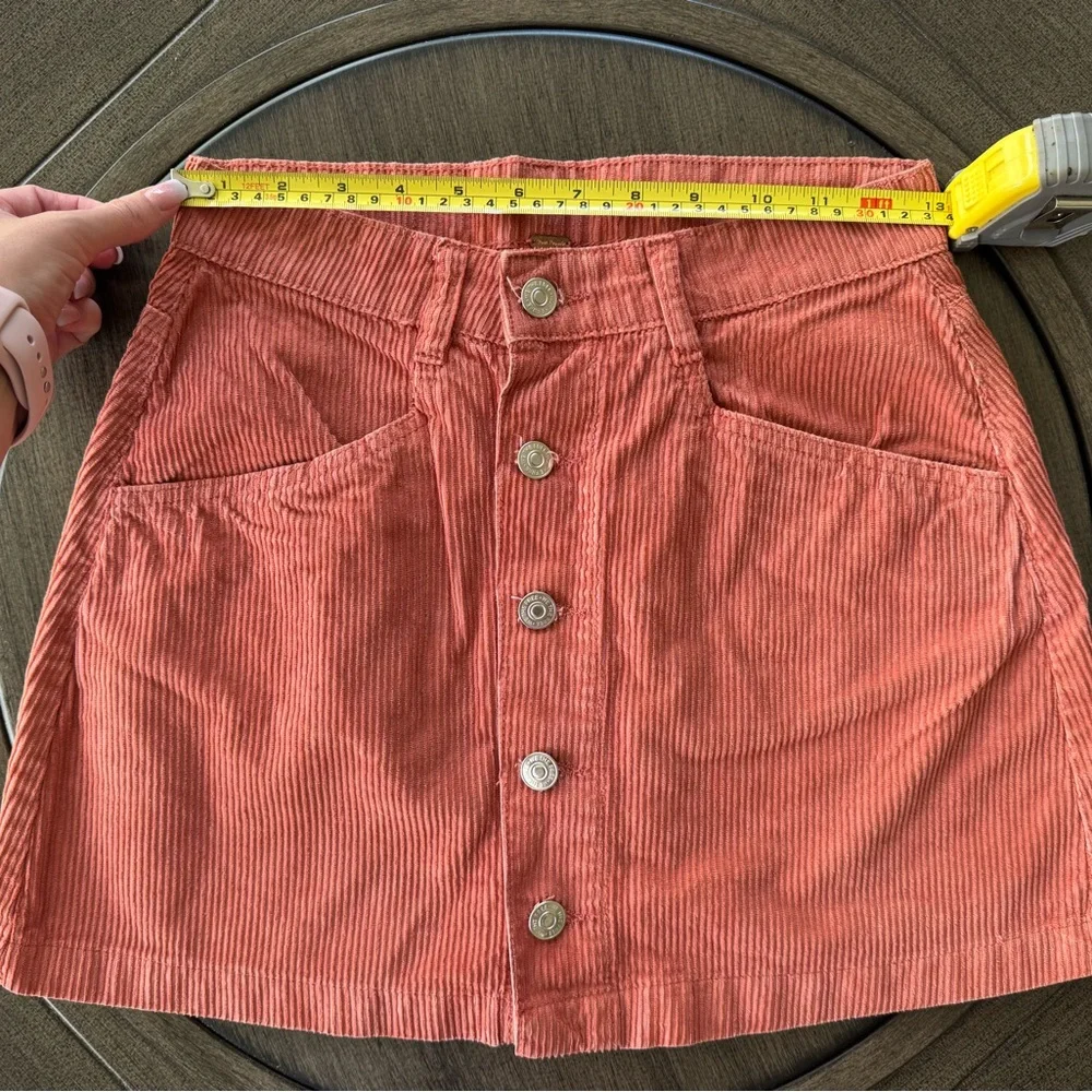 Free People Ray Corduroy Mini Skirt